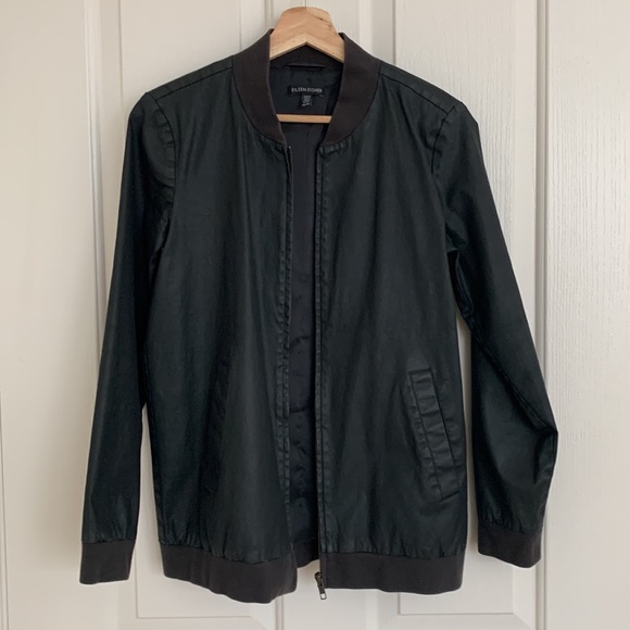 Eileen fisher black bomber jacket - Picture 2 of 7
